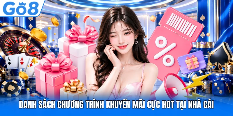 Danh sách chương trình khuyến mãi cực hot tại nhà cái